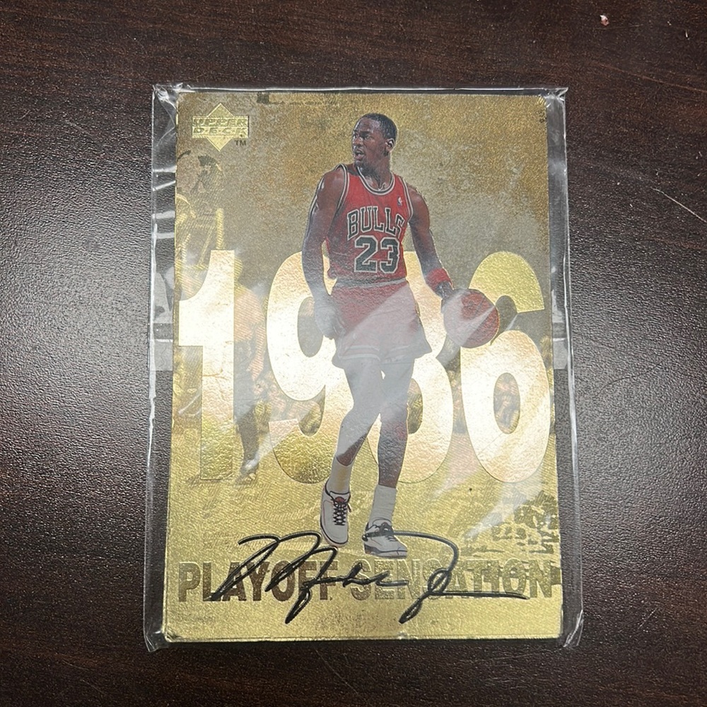1998 Upper Deck Michael Jordan Gold Jumbo Card Complete Set of 12